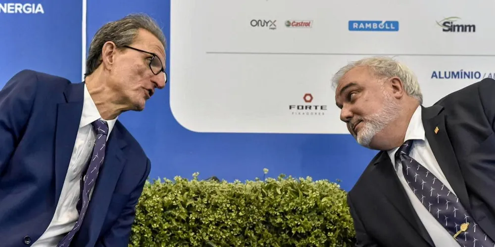 Petrobras' energy transition chief Mauricio Tolmasquim (left) and CEO Jean Paul Prates. Petrobras' energy transition chief Mauricio Tolmasquim (left) and CEO Jean Paul Prates.