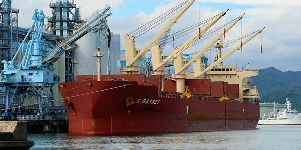 The 55,000-dwt K Garnet has been renamed Key Ohana