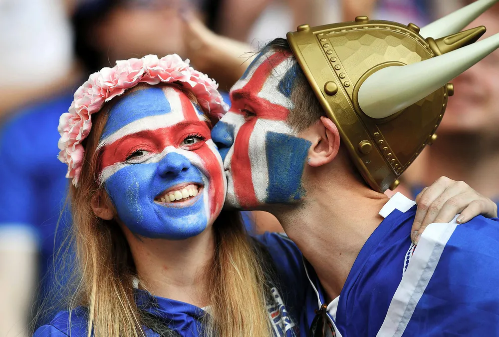 Islandsk vikingkraft skal lørdag sørge for argentinske tårer. Foto: Bertrand Langlois/AFP/NTB Scanpix