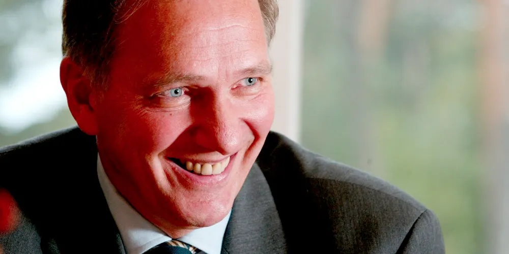 SMILER: Bjorn Flatgard, chairman at SalMar (Foto: Ida von Hanno Bast)