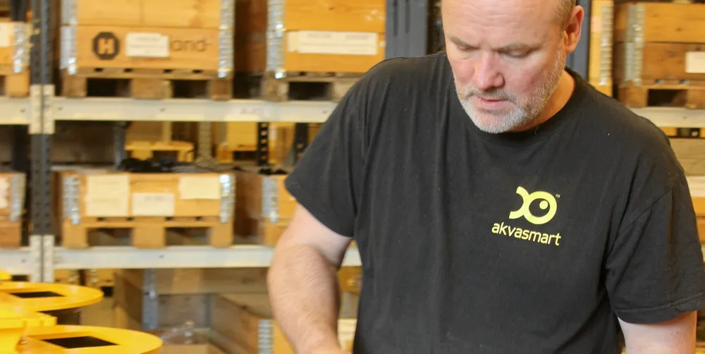 Akva Group's warehouse outside Stavanger. The company expects to make up for lost sales in other areas.