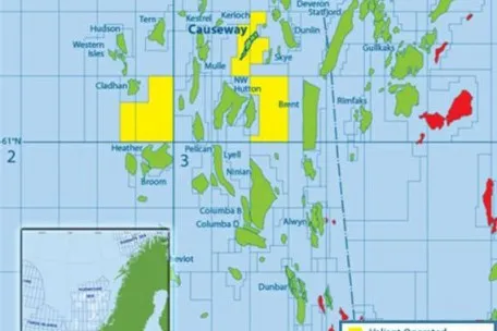 Valiant Petroleum’s Causeway field in the northern North Sea, UK