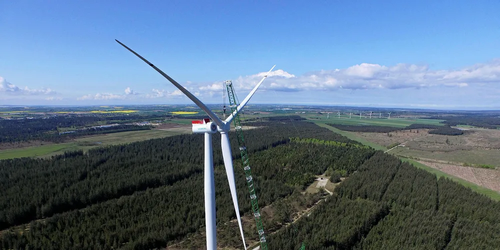 A Siemens Gamesa 7MW prototype at Østerild.