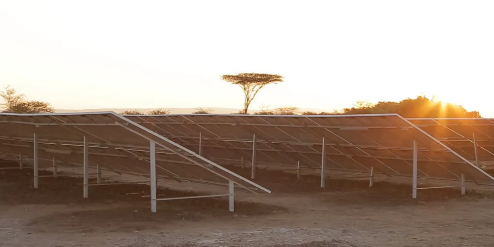 A solar microgrid built as part of the CE3 program