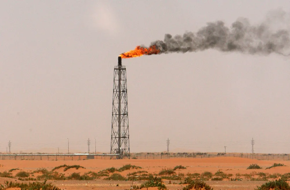 Desert flame: Saudis are looking to tap gas from oilfields
