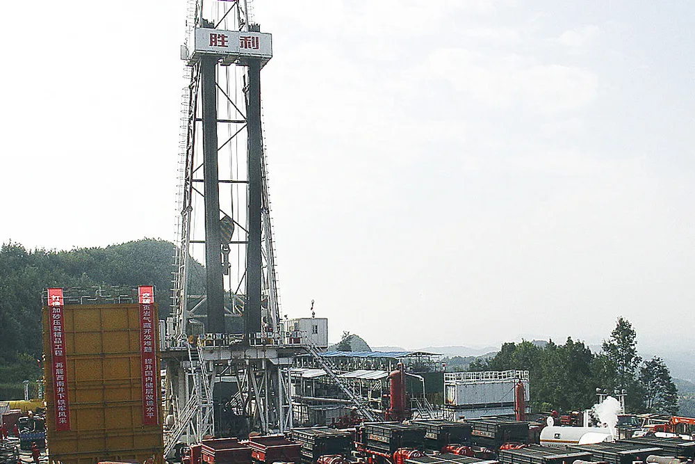 Activity drop: for Sinopec Oilfield Services
