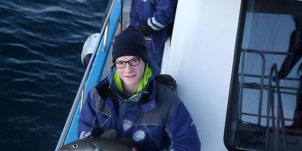 Chris King var en av de britiske kokkene som i januar fikk prøve seg som fisker i nordnorsk territorium. Foto: Teri Pengilley, Norges sjømatråd