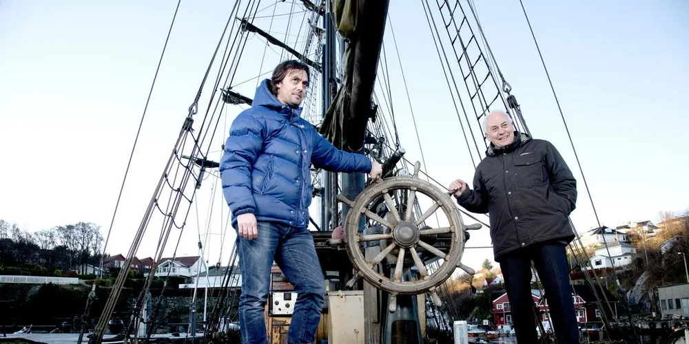 Far og Sønn: Inge Halstensen og sønnen Christian vil styre fiskeripolitikken i hver sin retning. Mens faren vil beholde deltakerlovens krav om fiskereid flåten, vil sønnen endre loven. Arkivfoto: Erlend Haukeland