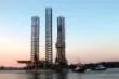 The jack-up rig Ensco 92: drilled the Marram appraisal well