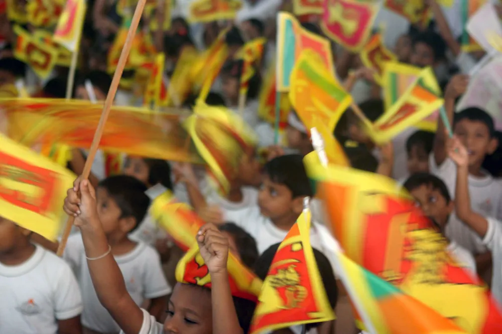 Sri Lanka runs up offshore colours