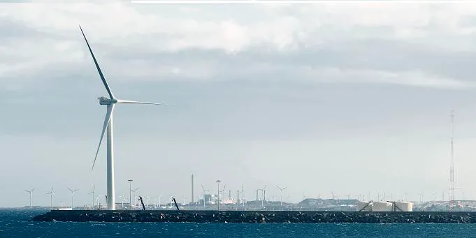 The new turbine adds 3% to output from the G128-5.0MW, pictured