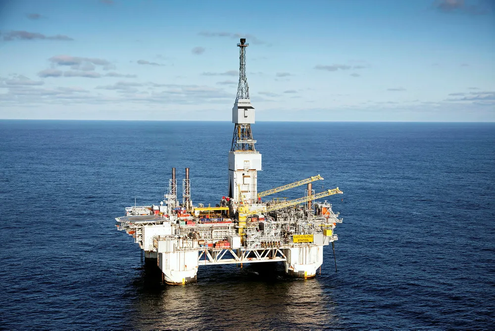 Upgrade: Statoil's Njord A platform