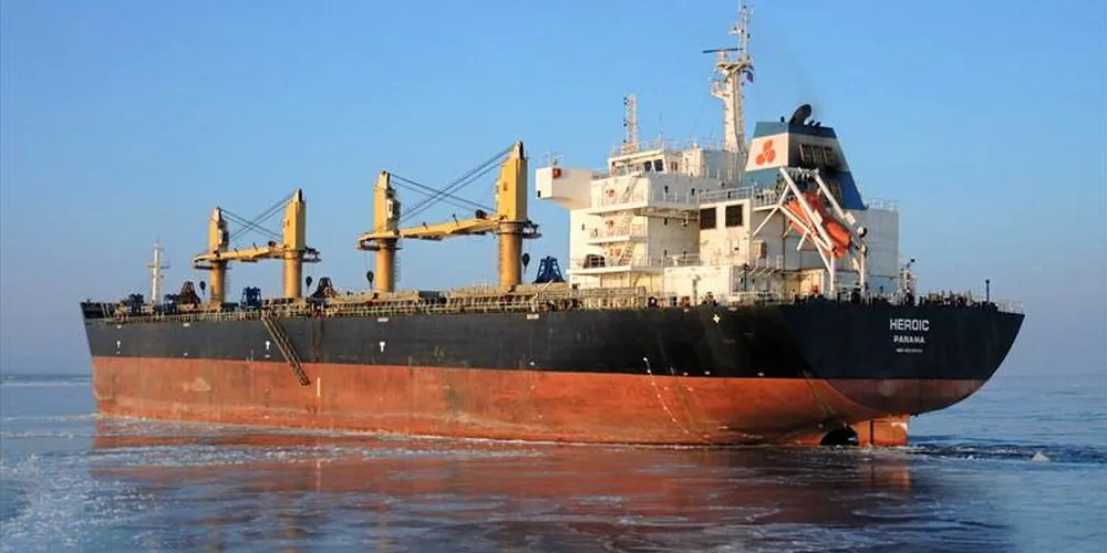 Supramax bulkers, such as Courage Investment Group's 57,000-dwt Heroic (built 2012), are seeing rates not witnessed in more than a decade.