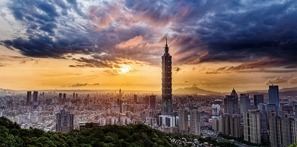 Taiwan's capital Taipei.