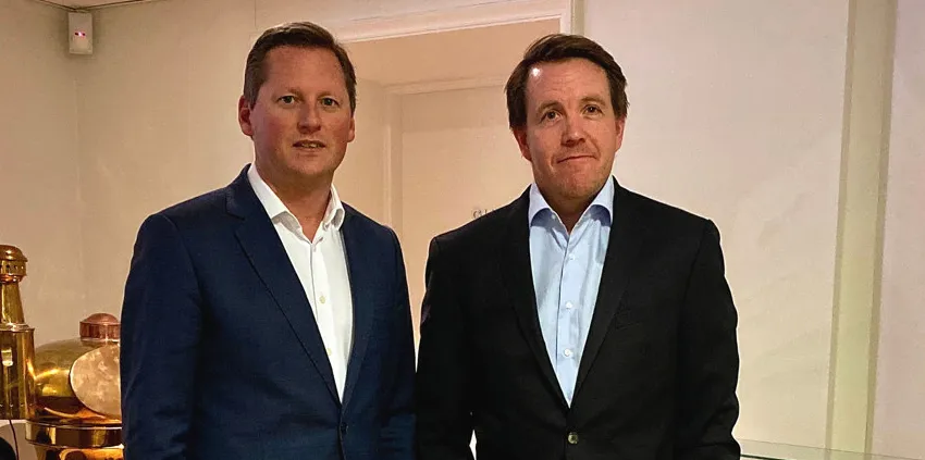 NRP Maritime Asset Management partners Wilhelm Magelssen (left) and Nicolai Heidenreich.