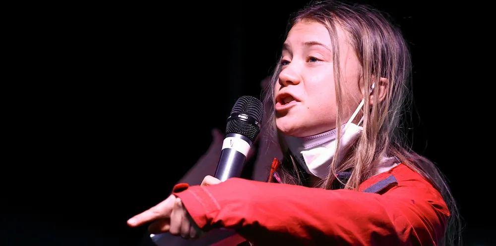 Pointed criticism: Swedish campaigner Greta Thunberg has been scathing in her assessment of COP26.