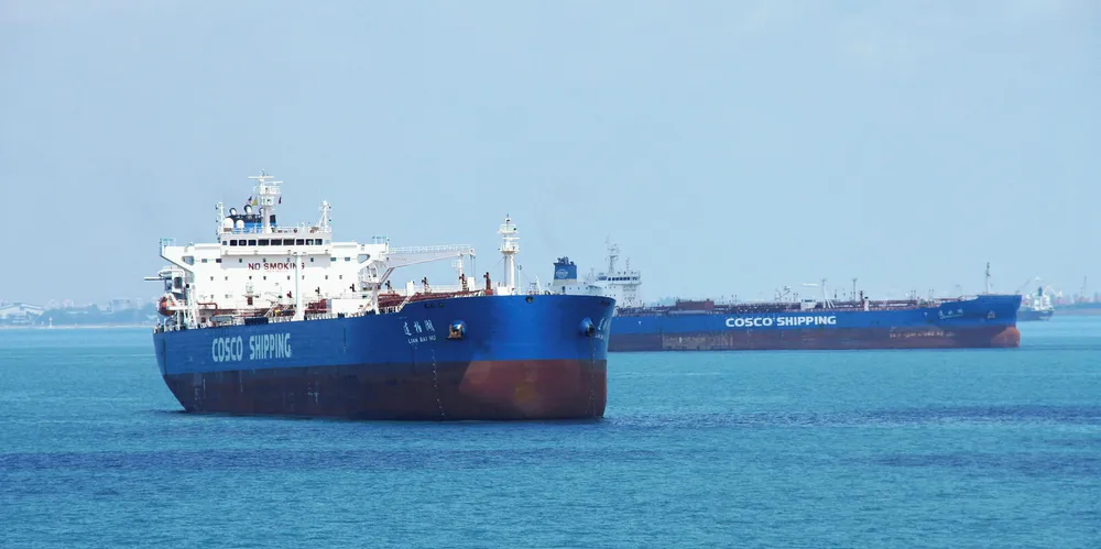 CSET's 73,000-dwt crude and products tanker Lian Bai Hu ( built 2018)
