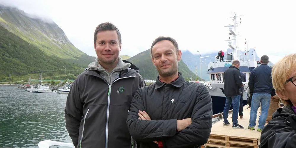 Geir Pollestad (Sp) og Torgeir Knag Fylkesnes (SV).Foto: Jørn Mikael Hagen