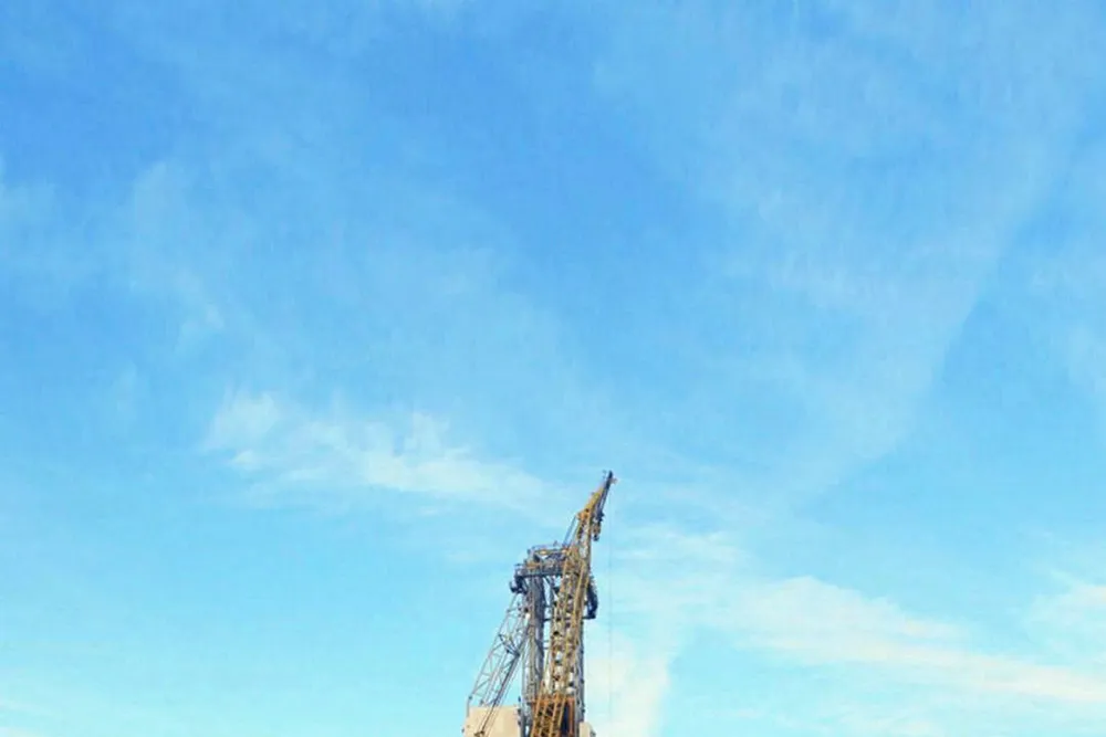 In demand: the semisub Bluewhale 1 will drill for CNOOC Ltd at Lingshui