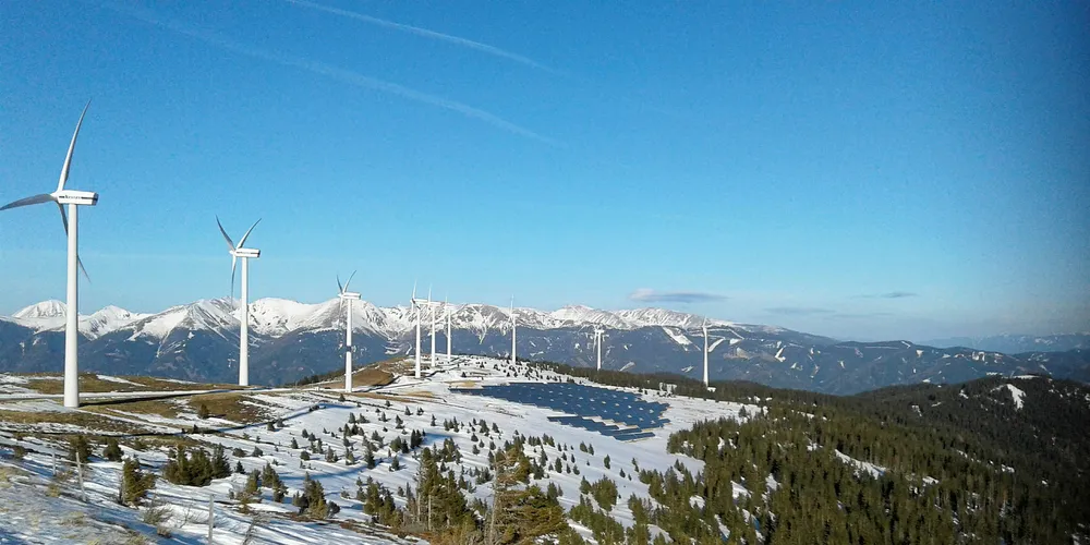 The Tauernwindpark in Austria