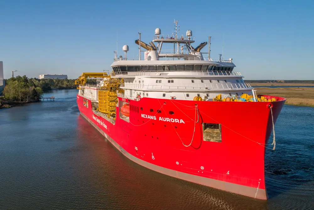 Nexans cable laying vessel Aurora