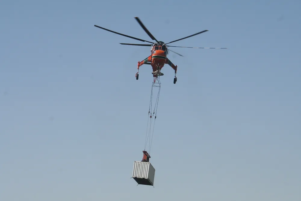 Transportation: Erickson will supply a S-64F Aircrane