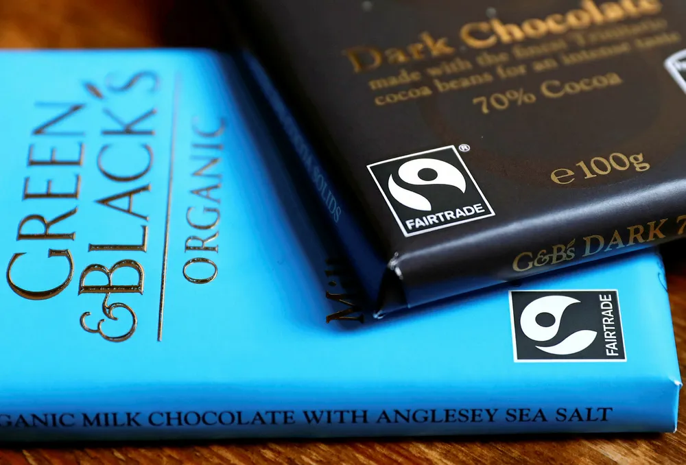 Sweet move: Green & Black's chocolate bars