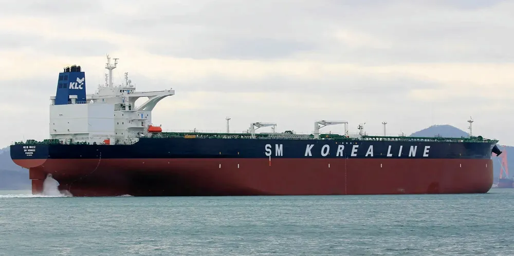 The SM Venus 2 is the youngest of the four VLCCs being sold by Korea Line.