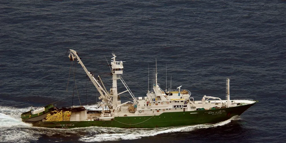 Playa de Anzoras, one of the seiners owned by Pevasa.