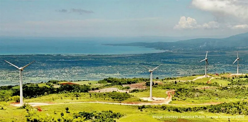 Wind farm in Jamaica