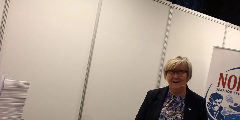 Fiskeriminister Elisabeth Aspaker. Arkivfoto: Einar Lindbæk