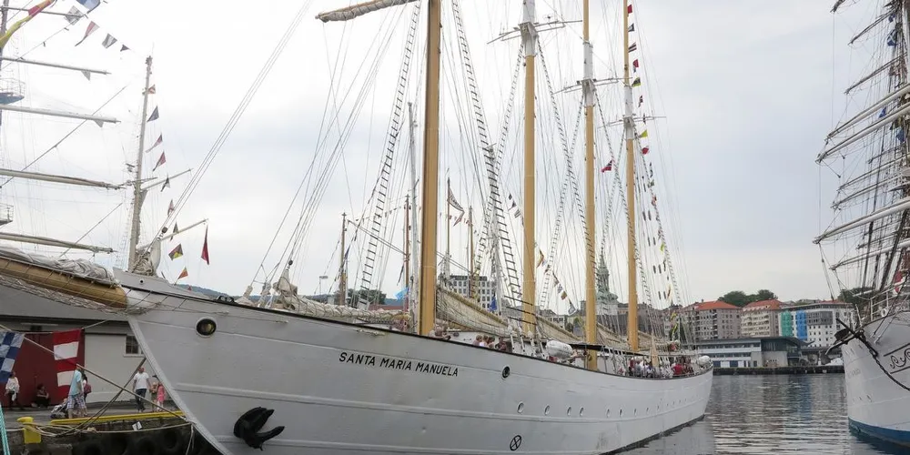 Seilskipet "Santa Maria Manuela" av Portugal.