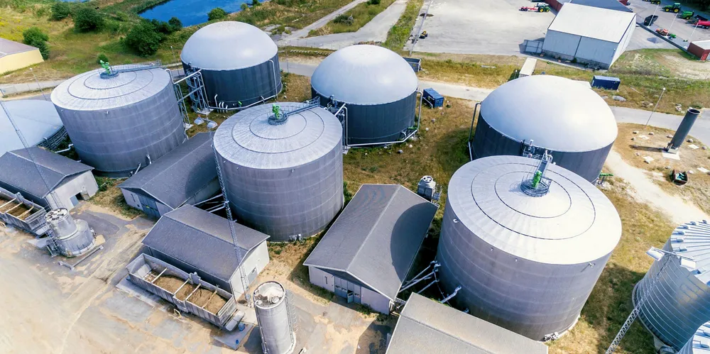 A biogas plant in Scandinavia.