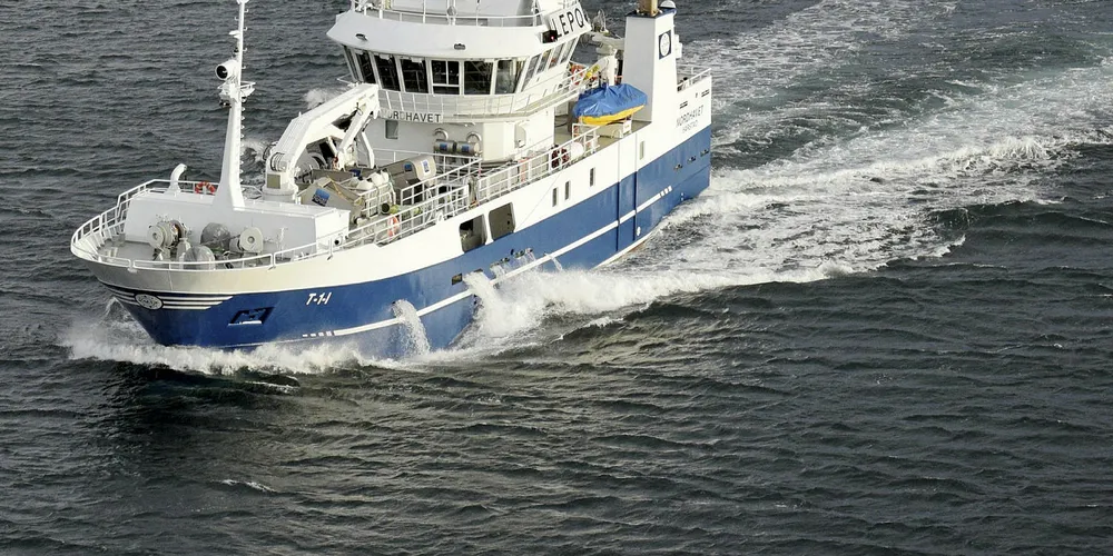 JAKTER PÅ SEI: «Nordhavet» fra Engenes på Andørja er for tida på seinotfiske med base i Nord-Troms.