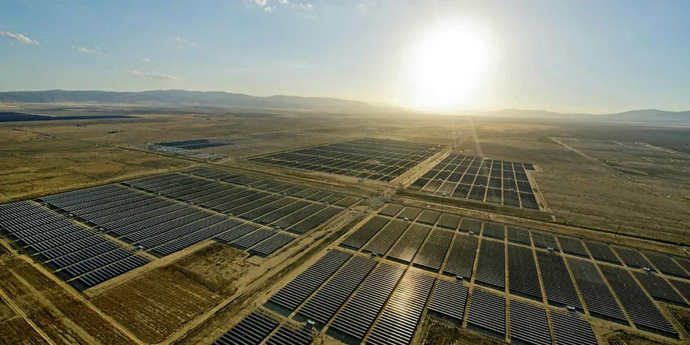 The world's largest solar plant, the 576MW Solar Stars, built by Total-owned SunPower