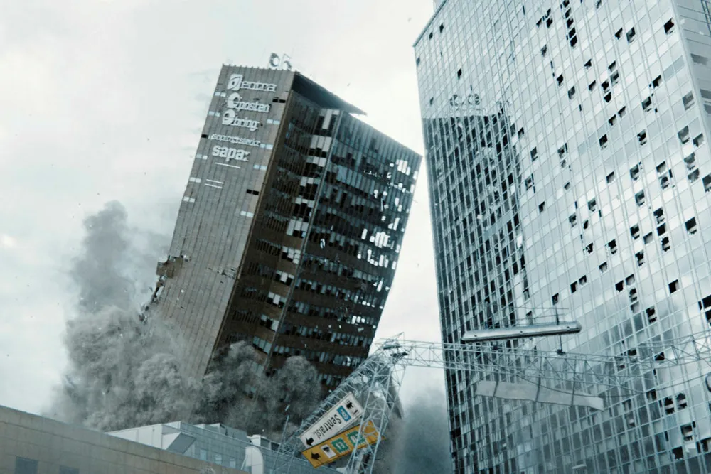 Regjeringens virkemiddel om å øke den private finansieringen, kan virke mot sin hensikt, og i ytterste konsekvens svekke kvaliteten i det norske filmtilbudet. Her illustrert ved den norske filmen «Skjelvet».