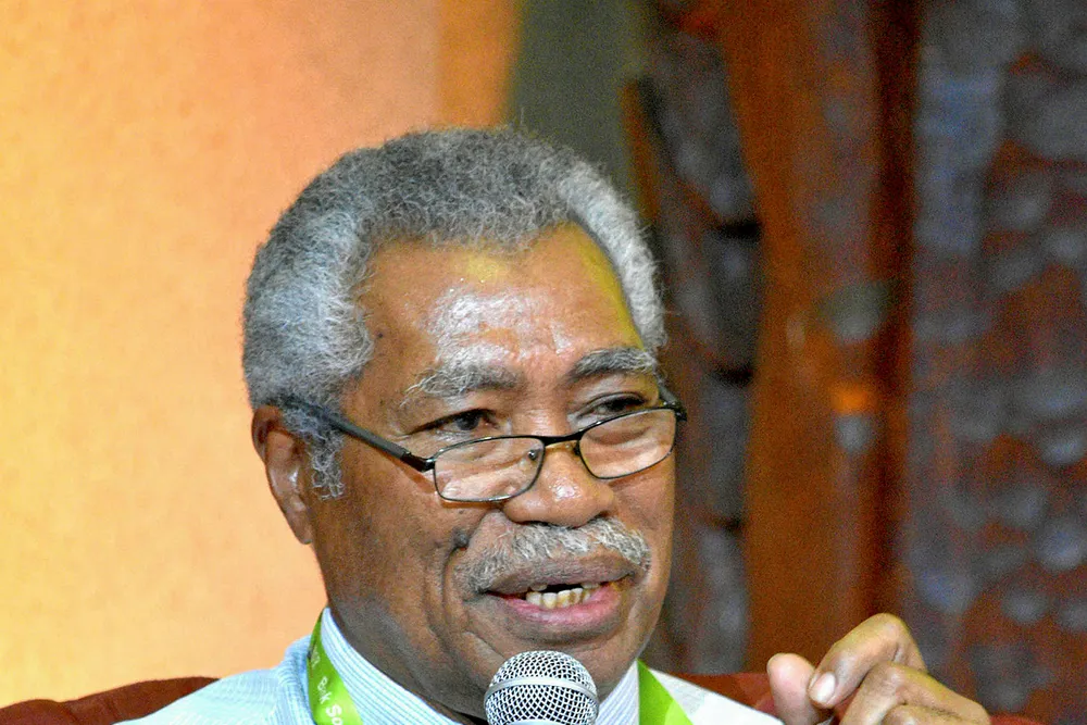Optimistic: Gerea Aopi, president of the PNG Chamber of Mines and Petroleum