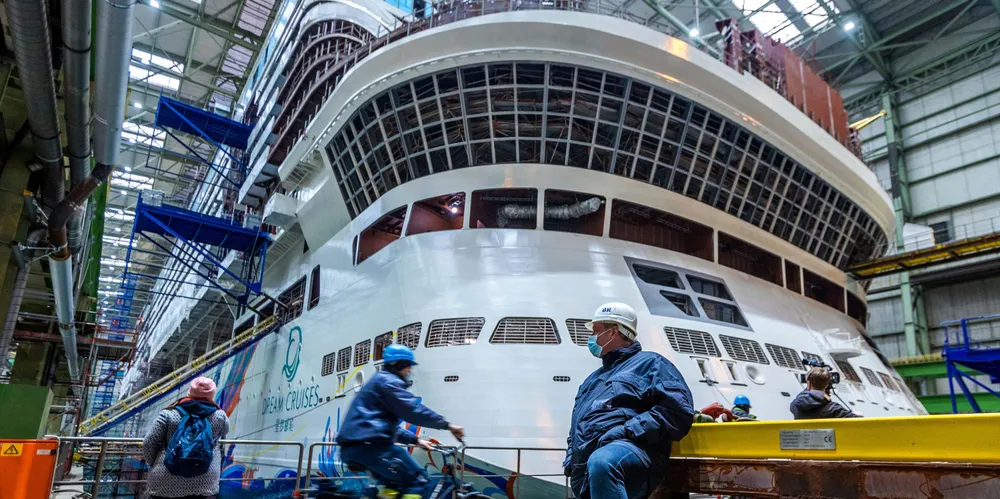 MV Werften’s administrator has until the end of 2023 to get the cruise ship newbuilding Global Dream out of its building dock in Wismar, Germany.
