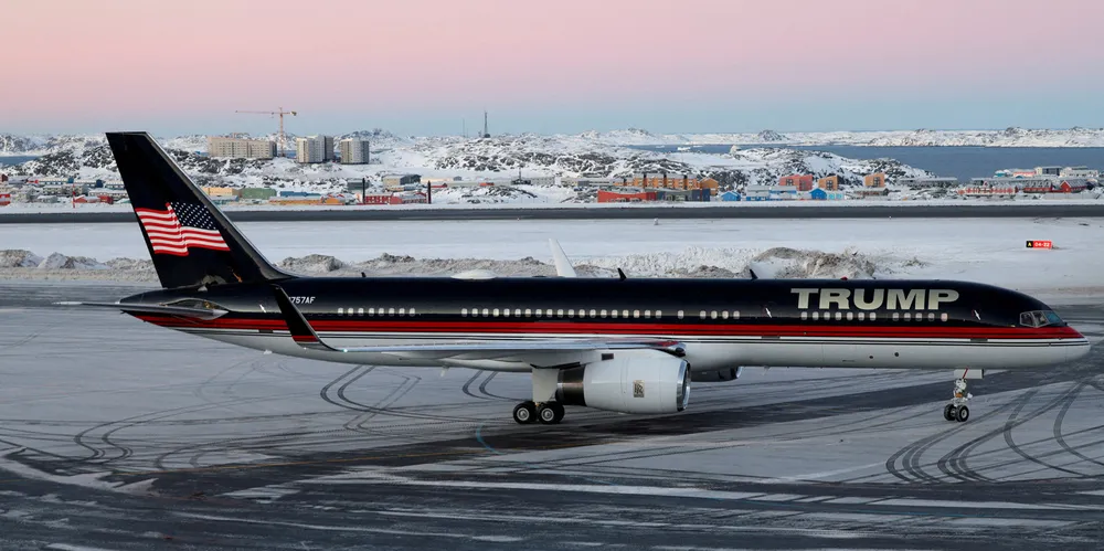 Donald Trump Jr visited Greenland on Tuesday, the same day his father declined to rule out military action to gain control of the island.