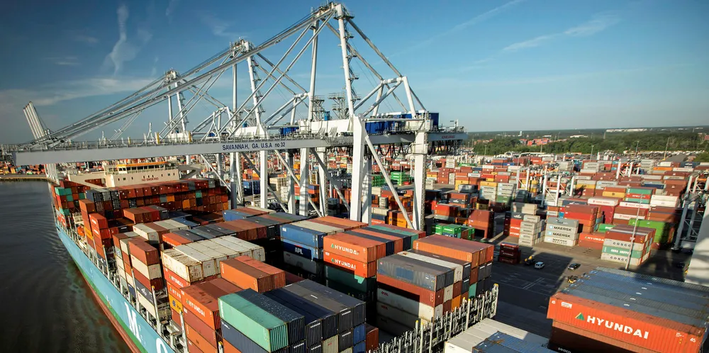 Moody's has downgraded the shipping outlook for the first time since 2017.