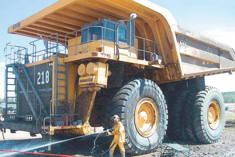 Big wheels: major oil sands players claimed they would be hit hard by a proposal for higher royalties and taxes in the Canadian province