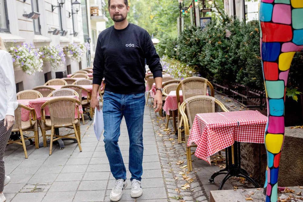 Konsernsjef og gründer Karl Munthe-Kaas i netthandelsaktøren Oda tjente godt på aksjesalg i fjor.
