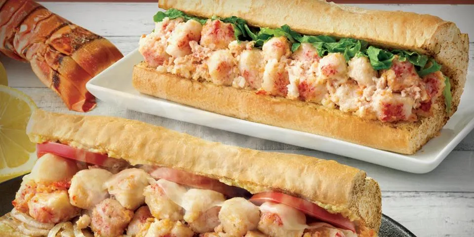 Lobster & Seafood Sub, Scampi Bake - Quiznos