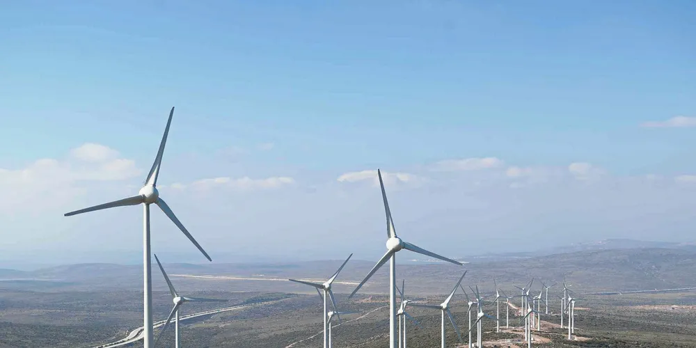Wind park in Turkey
