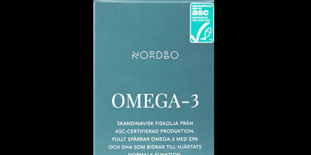 Rainbow trout omega 3 oil, certified by the ASC.
