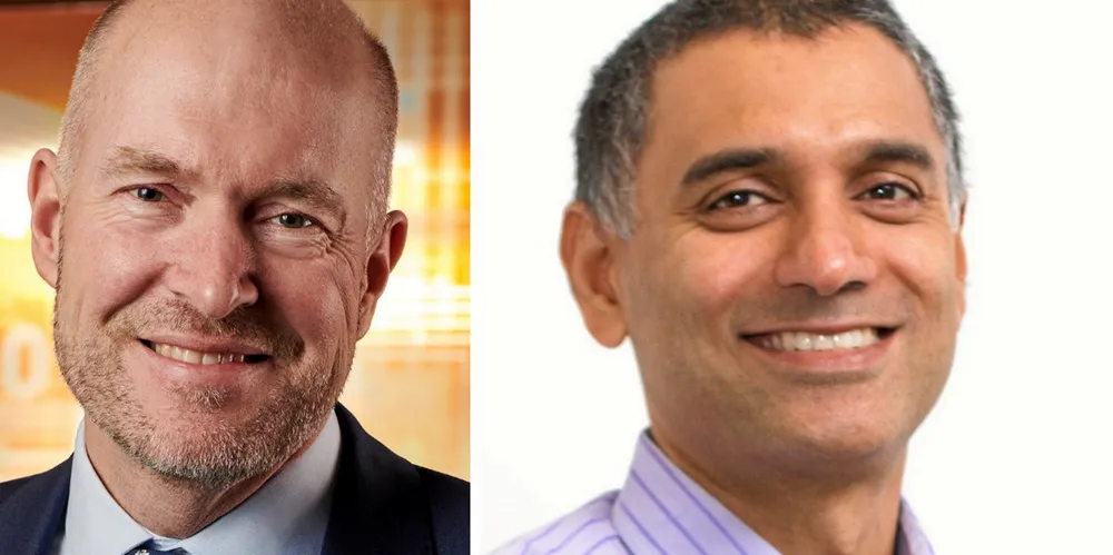 New MACN board members Oistein Jensen (left) and Rajesh Unni.