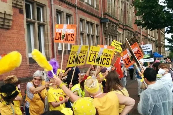 Petition: earlier Lancashire protest against fracking