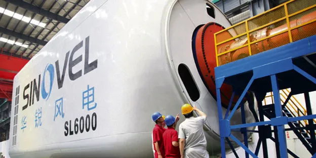 Sinovel has developed 5MW and 6MW turbines as it moves to larger models