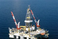 Gas find: a well drilled off Israel by Ensco 2006 semisub indicates gas deposit