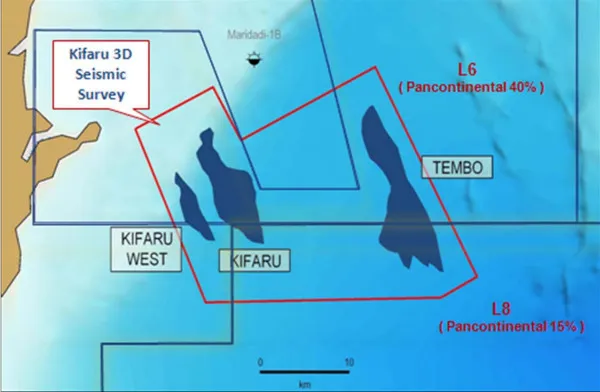 Seismic shoot: FAR and Pancontinental have completed a 3D seismic survey over the L6 Block, off Kenya